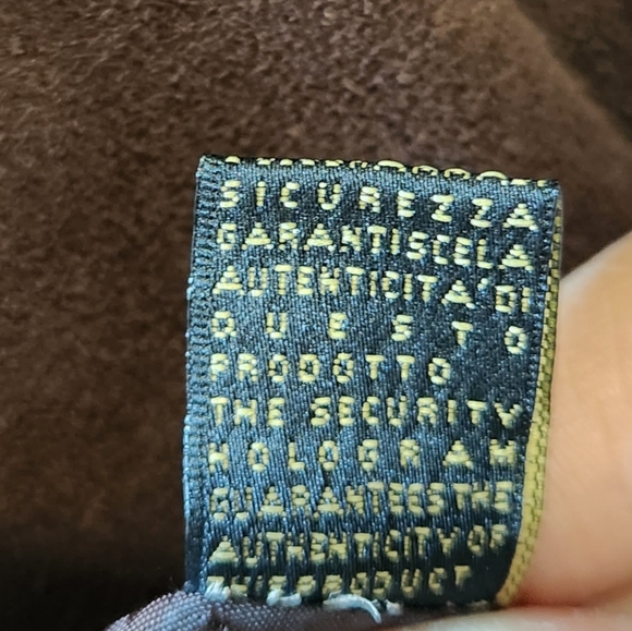 A Collezioni chocolate brown leather suede jacket coat women's size XL - Picture 10 of 11